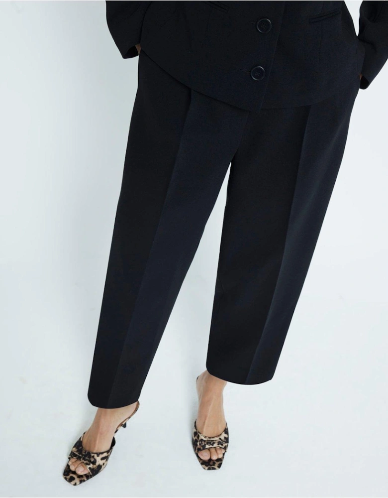 Slim Barrell Leg Trouser - Black