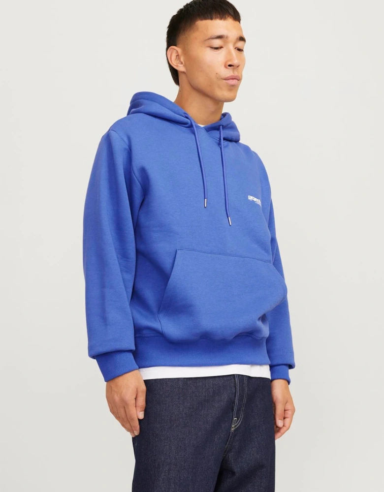 Core Union Print Hooded Sweat Beaucoup Blue