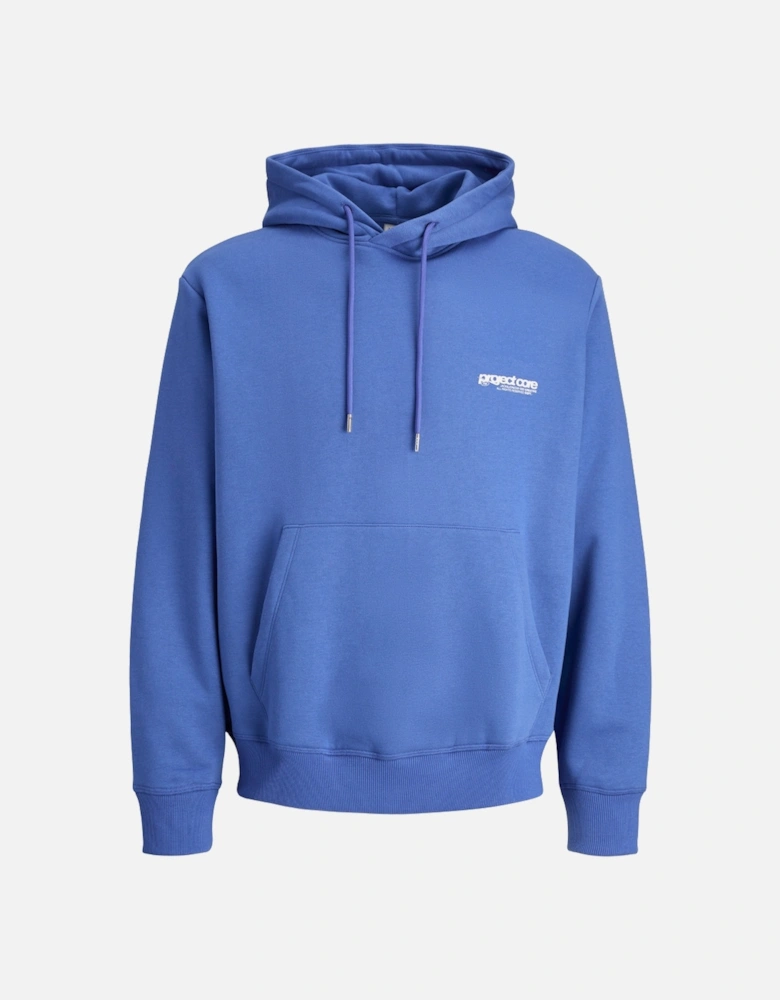 Core Union Print Hooded Sweat Beaucoup Blue