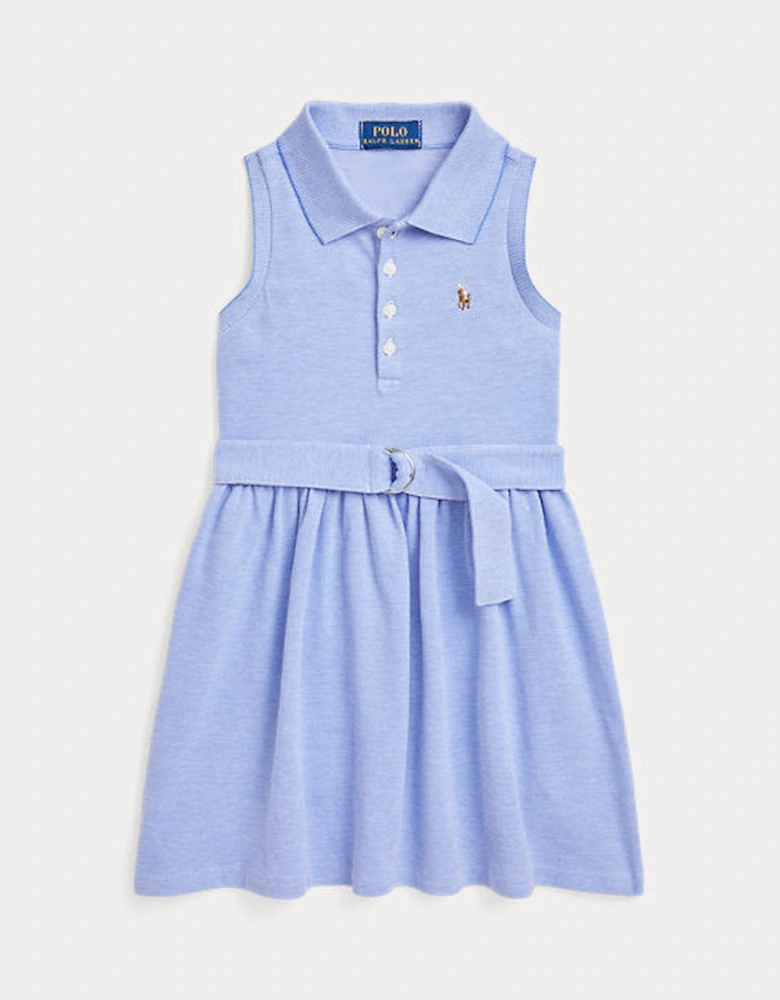 GIRLS OXFORD BLUE POLO DRESS 966714