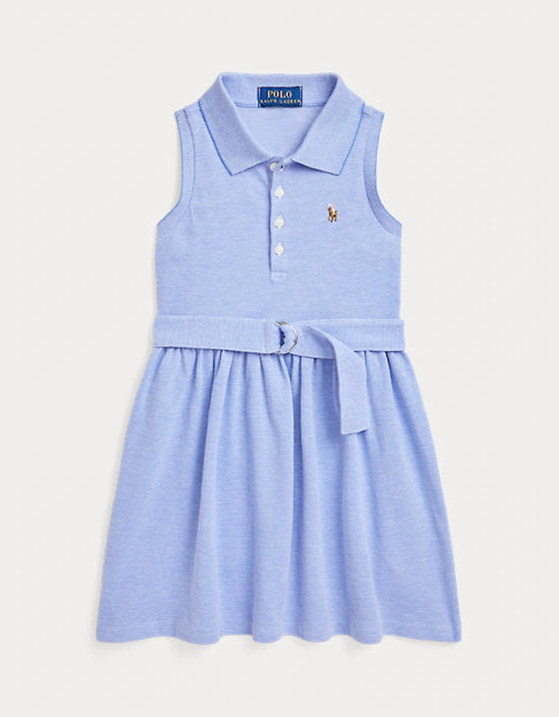 GIRLS OXFORD BLUE POLO DRESS 966714, 3 of 2