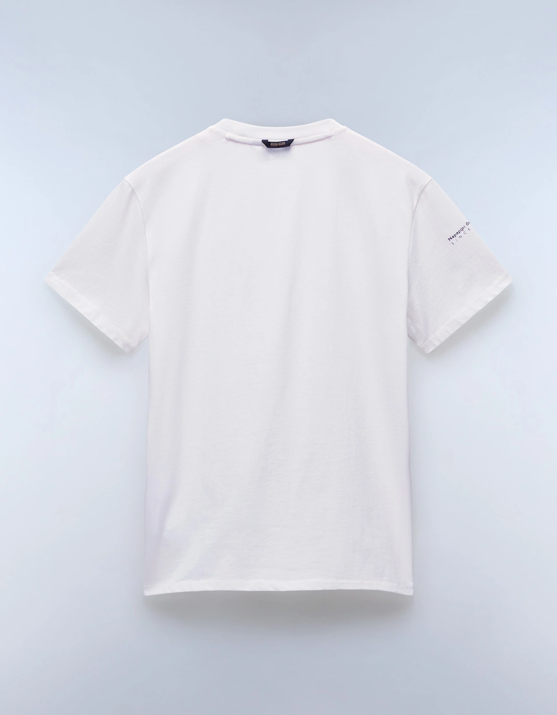 S-Badge Logo Short Sleeve T-Shirt - White Heron