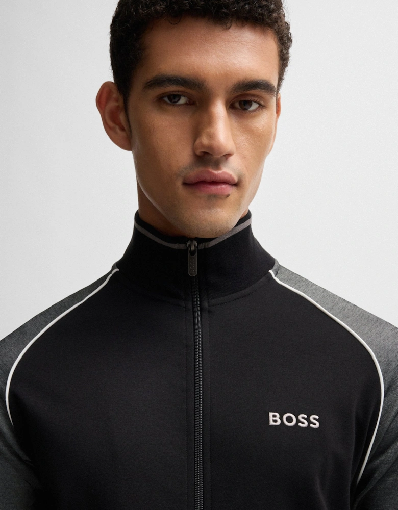 BOSS Black Tracksuit Jacket 001 Black