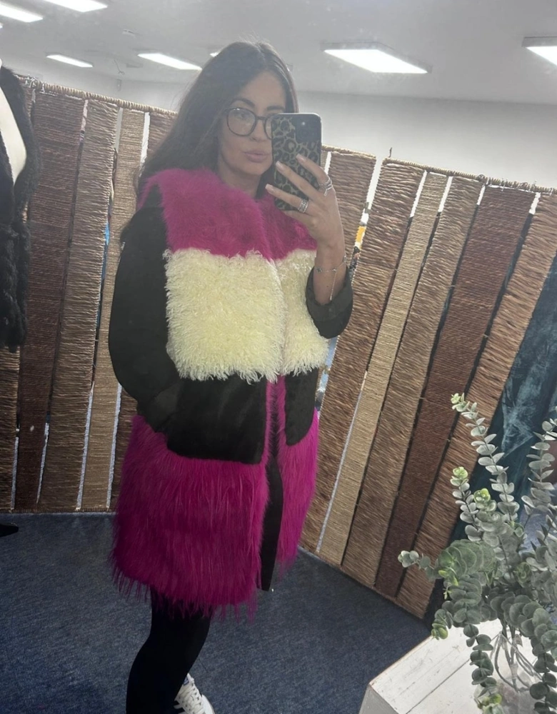 Bamboo Lyocell Faux Fur Gilet