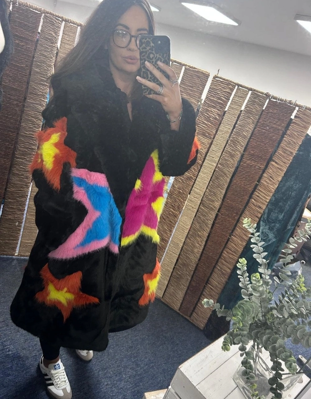 Hand Made Bamboo Lyocell Faux Fur Star Coat, 5 of 4