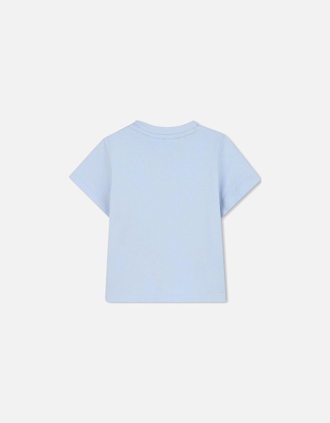 Boys Pale Blue Logo T-Shirt