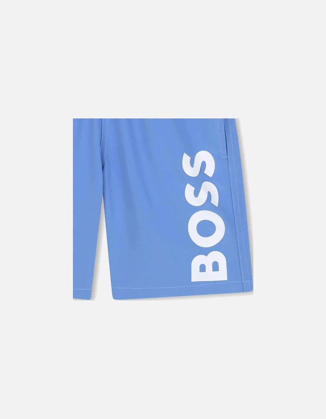 Boys Blue Logo Swim Shorts