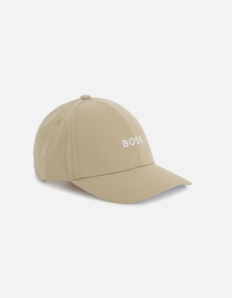 Boys Beige Logo Cap