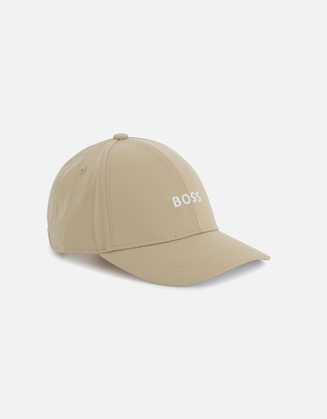 Boys Beige Logo Cap, 4 of 3