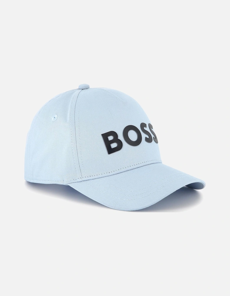 Boys Pale Blue Logo Cap