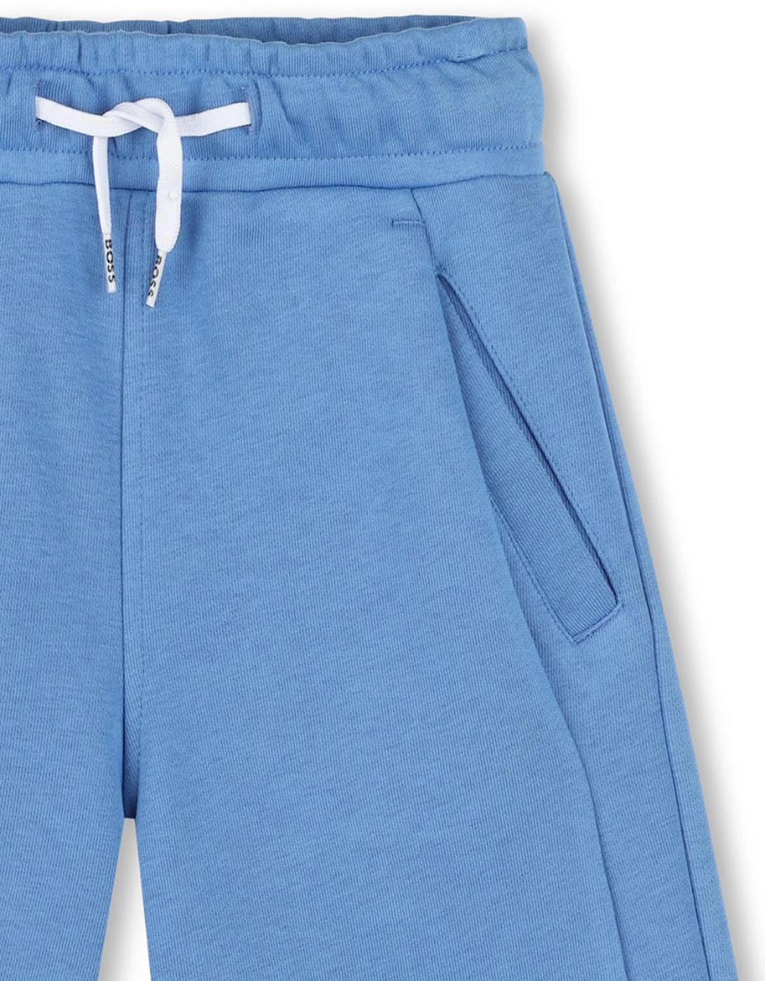 Boys Blue Logo Jog Shorts