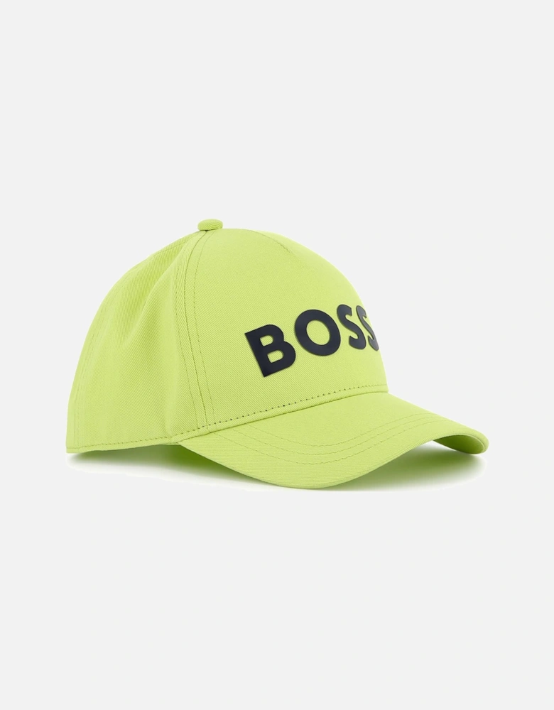 Boys Lime Green Logo Cap