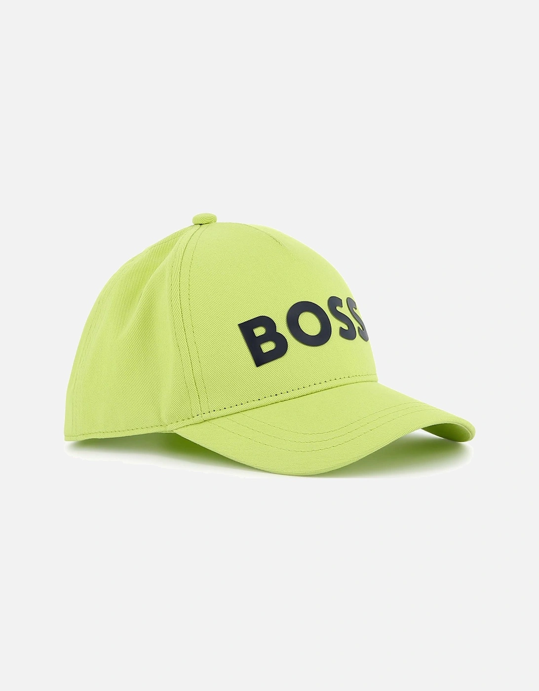 Boys Lime Green Logo Cap, 4 of 3