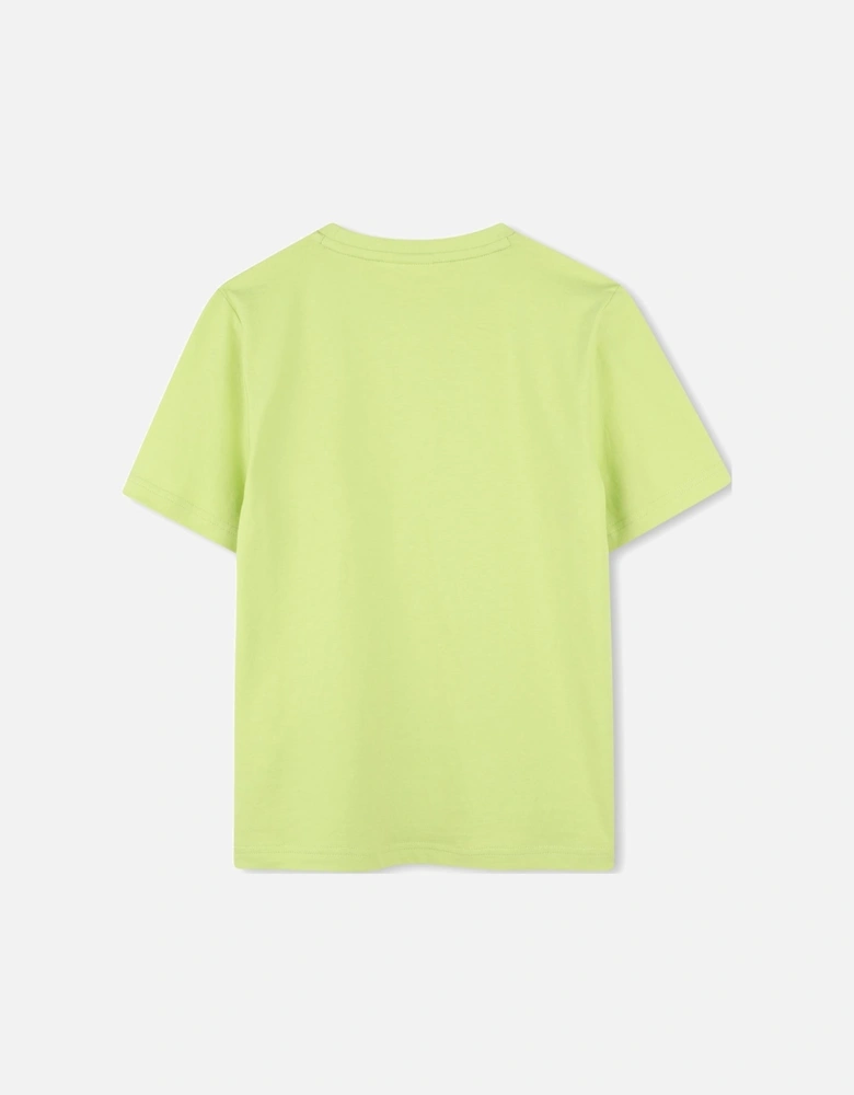 Boys Lime Green Logo T-Shirt