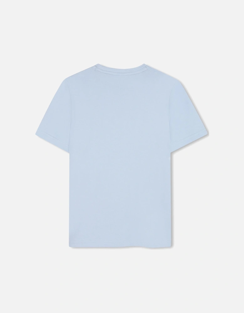 Boys Pale Blue Logo T-Shirt