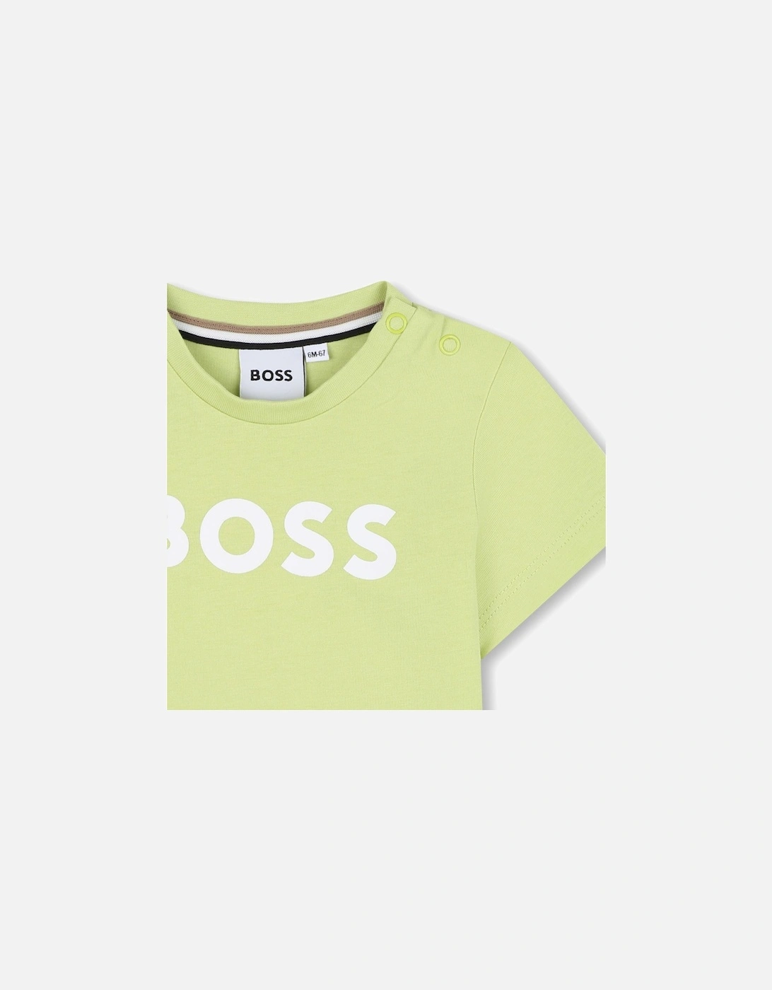 Boys Lime Green Logo T-Shirt