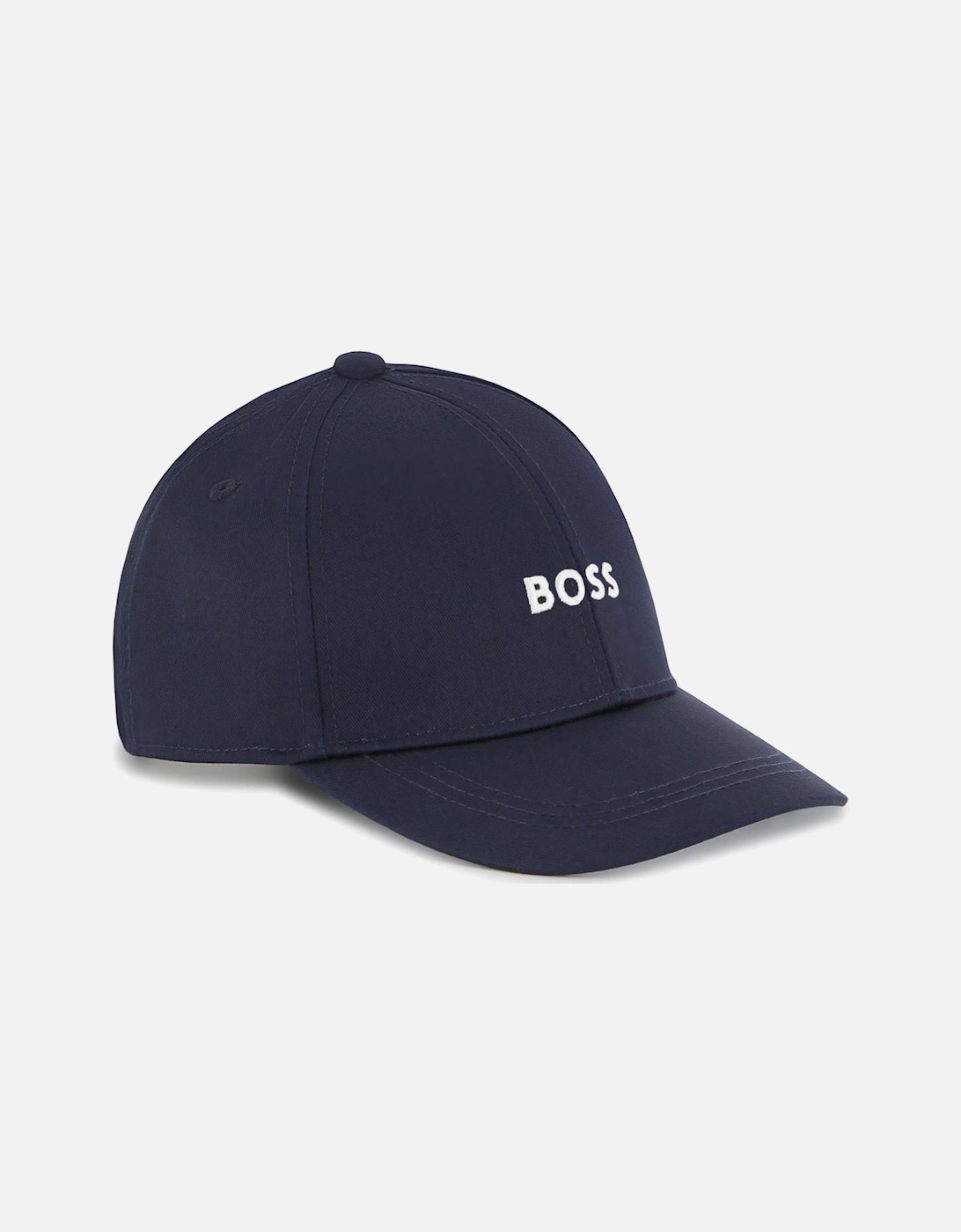 Boys Navy Logo Cap, 4 of 3