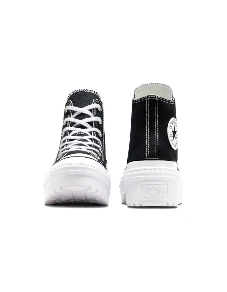 Womens Chuck Taylor All Star Lugged Heel Canvas Hi/Egret - Black/White