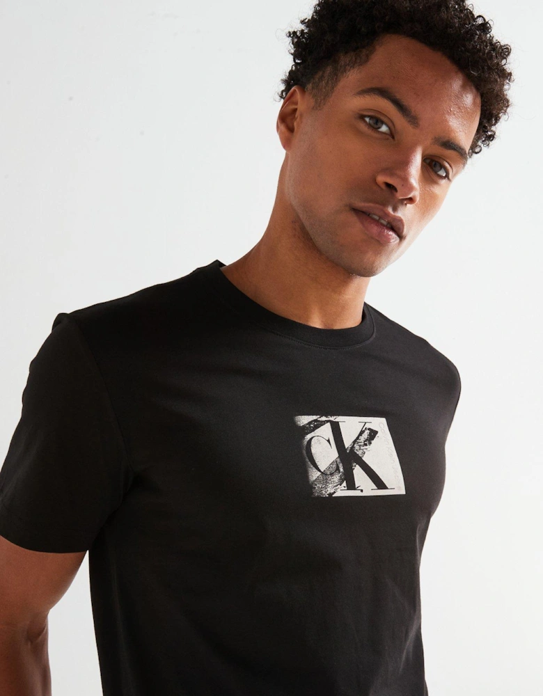 Small CK Box Logo T-Shirt - Black