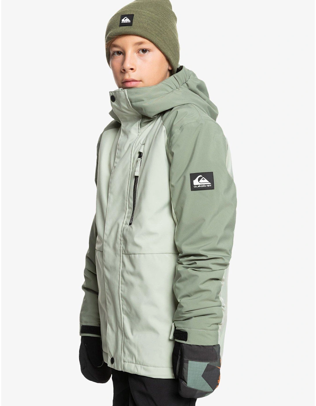 Boys' Mission Colour Block Ski Jacket - Green