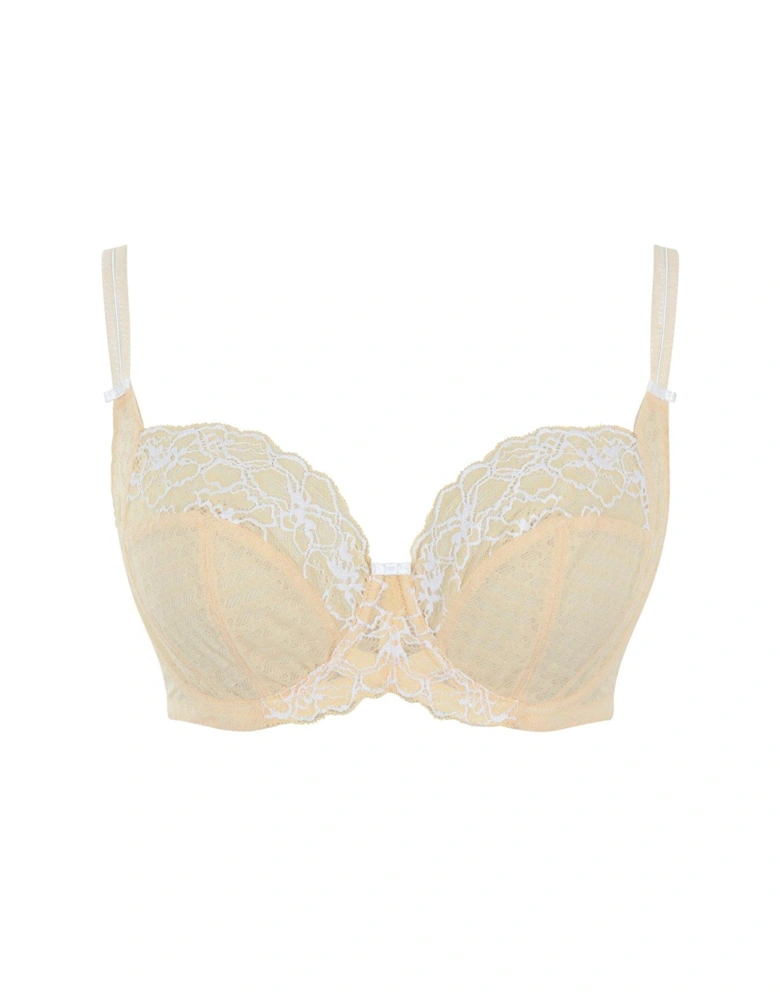 Envy Full Cup Underwired Bra - Lemon/White