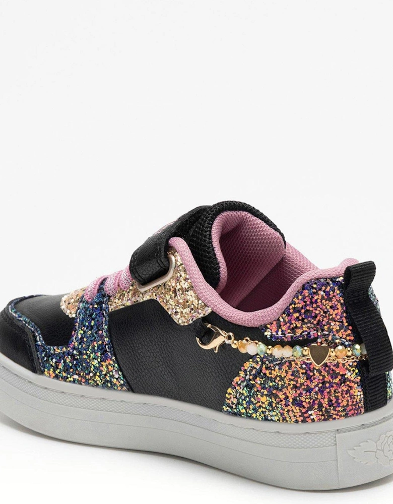 Gioiello Bracelet Glitter Trainer - Black