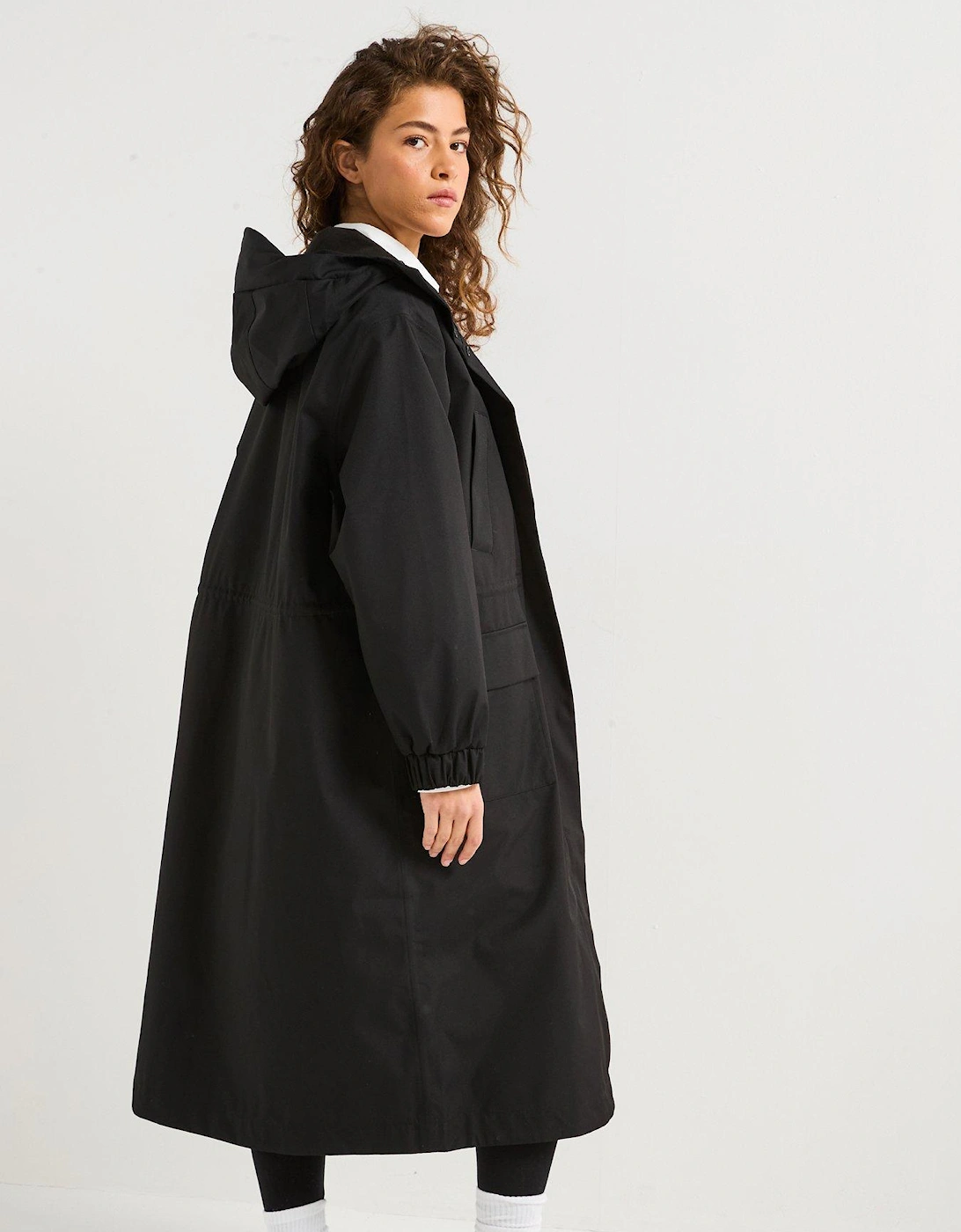 Long Trench Coat - Black