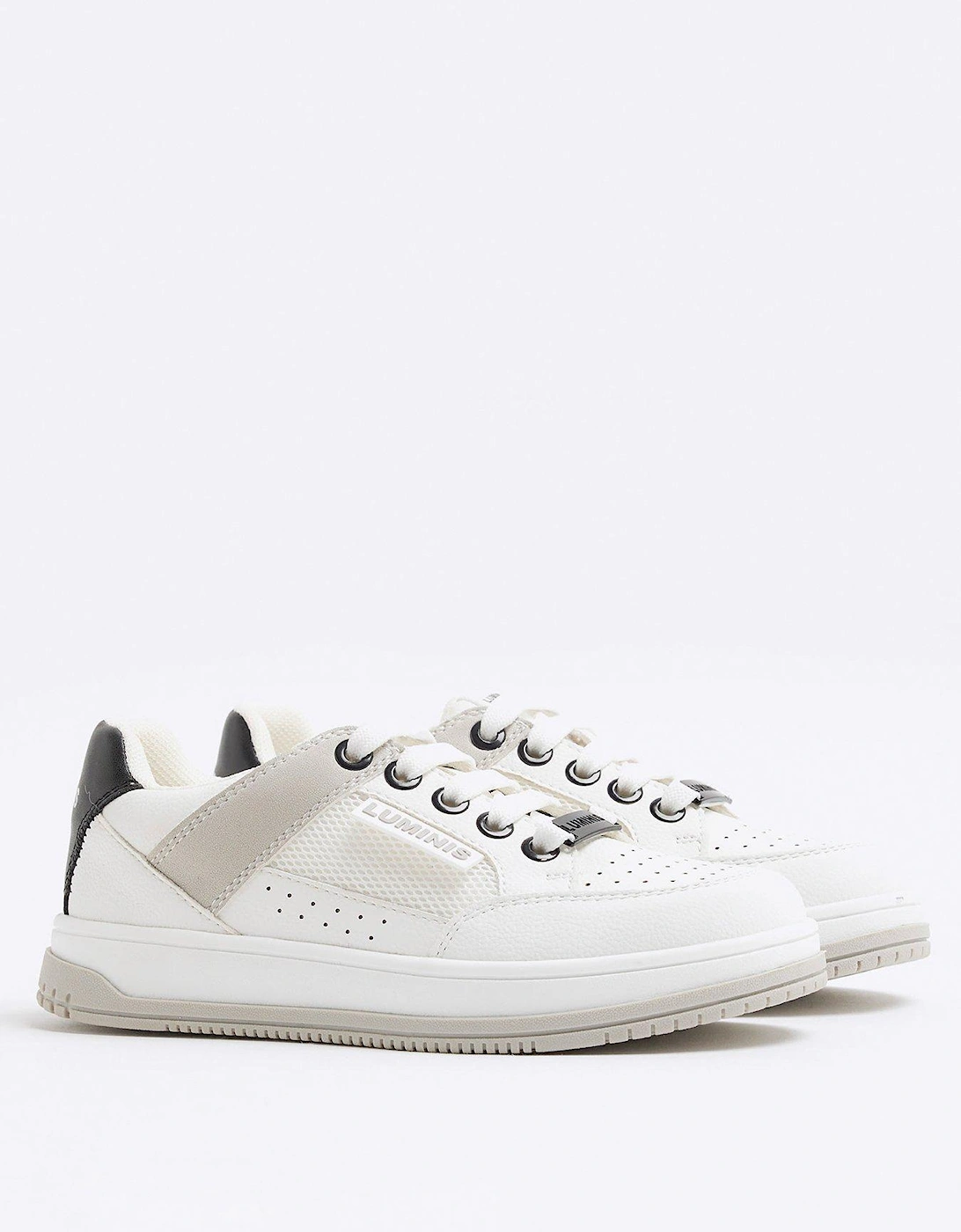 Boys Mesh Trainers - White