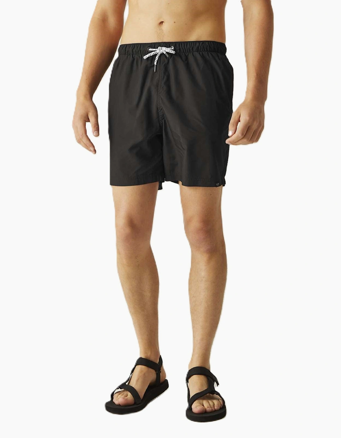 Men's Regatta Mens Mackleyna Swim Shorts - Black - Size: 46/32