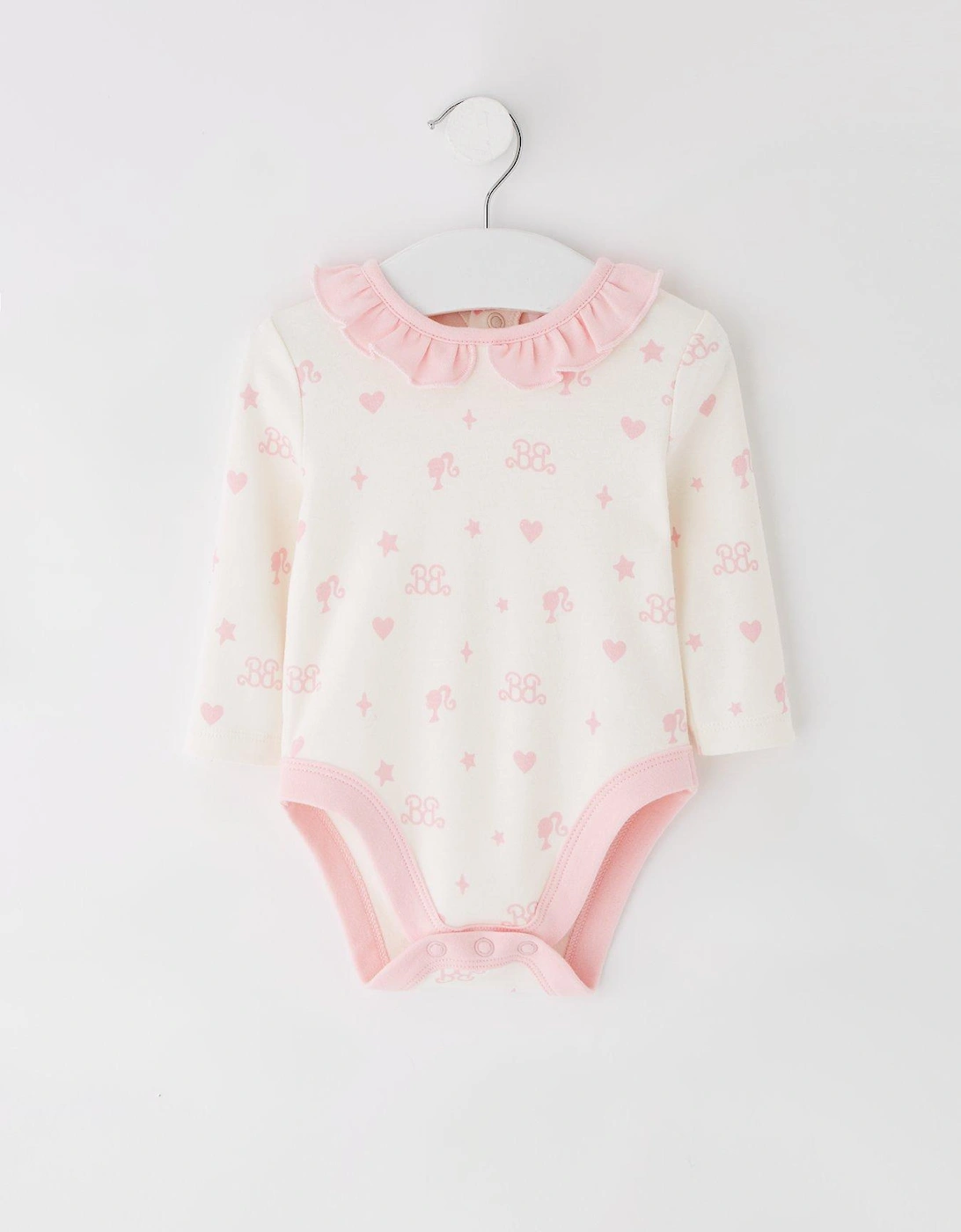 Baby 2 Piece Bodysuit And Dungaree Set - Pink