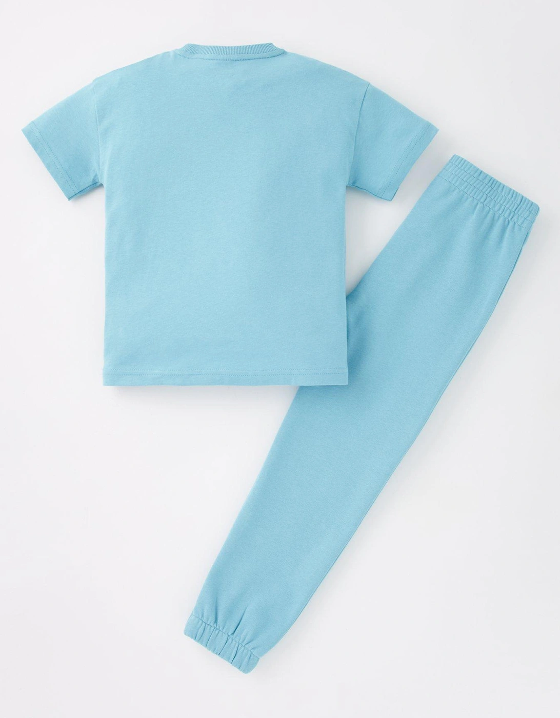 2 Piece T-Shirt and Cargo Jogger Set - Blue