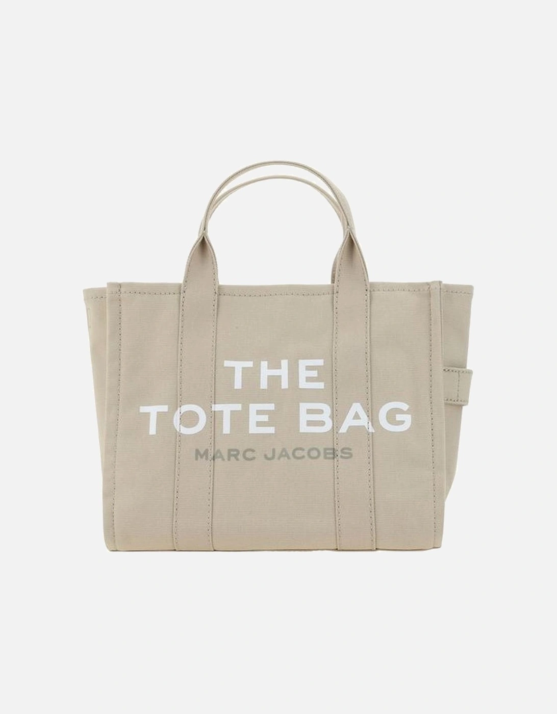 The Medium Cotton Tote Handbag with Monogram Women - Beige, 5 of 4