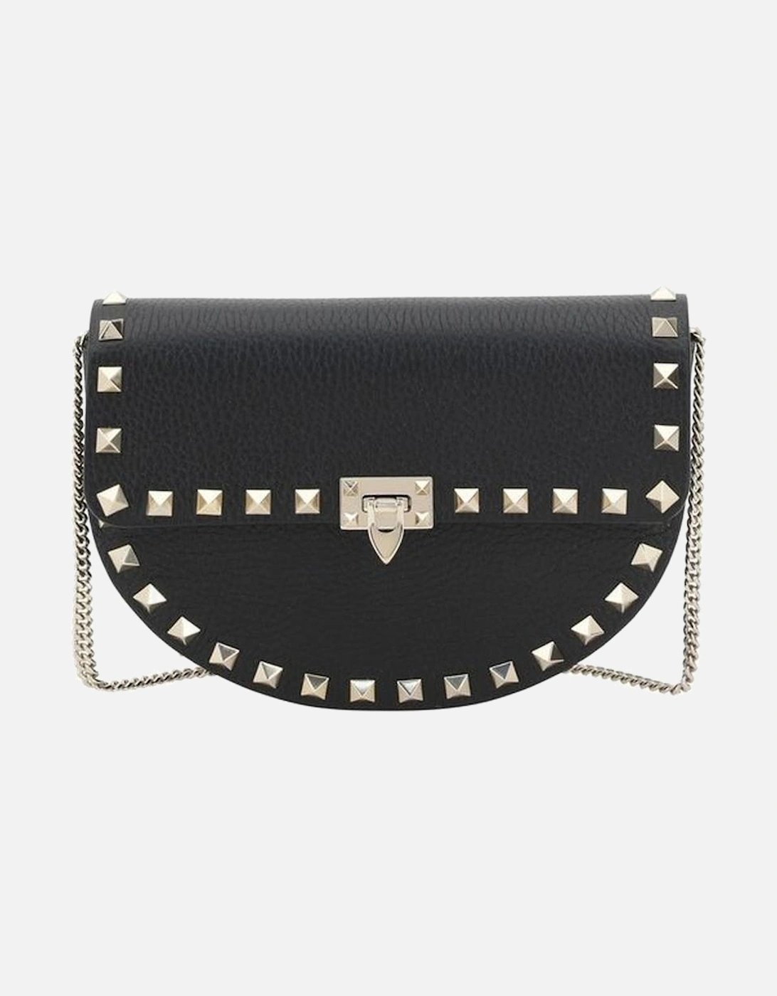 Rockstud Mini Leather Shoulder Bag Women - Black Other, 5 of 4