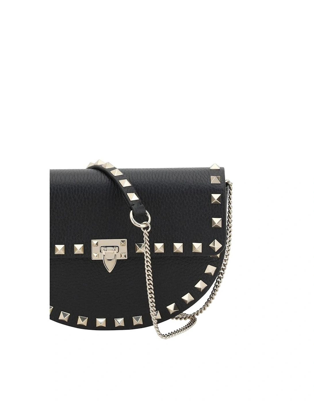 Rockstud Mini Leather Shoulder Bag Women - Black Other