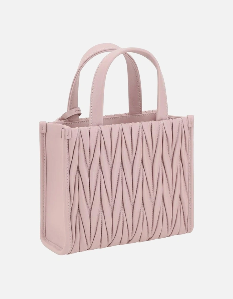 Matelasse-Effect Leather Handbag with Monogram Women - Multicolor
