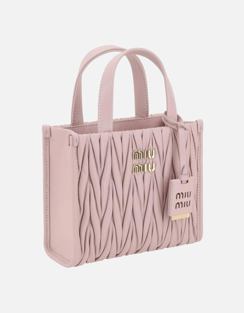 Matelasse-Effect Leather Handbag with Monogram Women - Multicolor