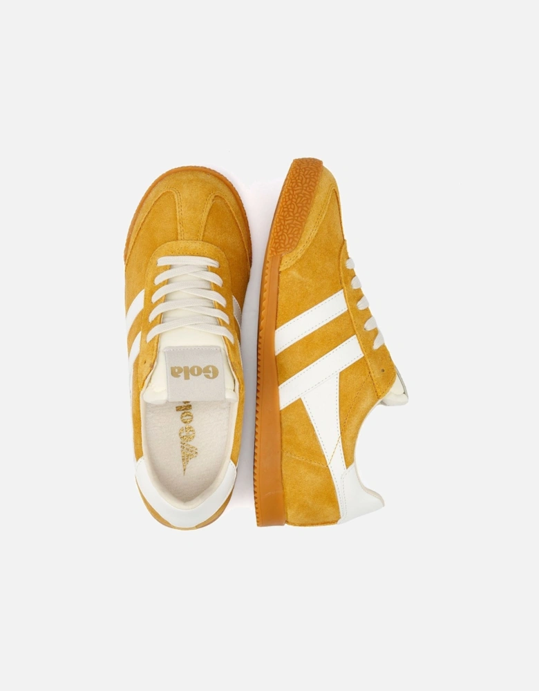 Elan Suede Women's Sun/White Trainers