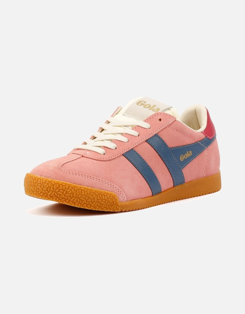 Elan Suede Women's Coral Pink/Blue Trainers