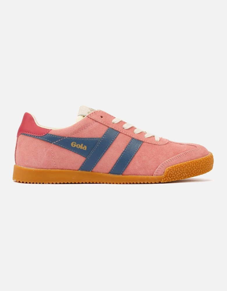 Elan Suede Women's Coral Pink/Blue Trainers