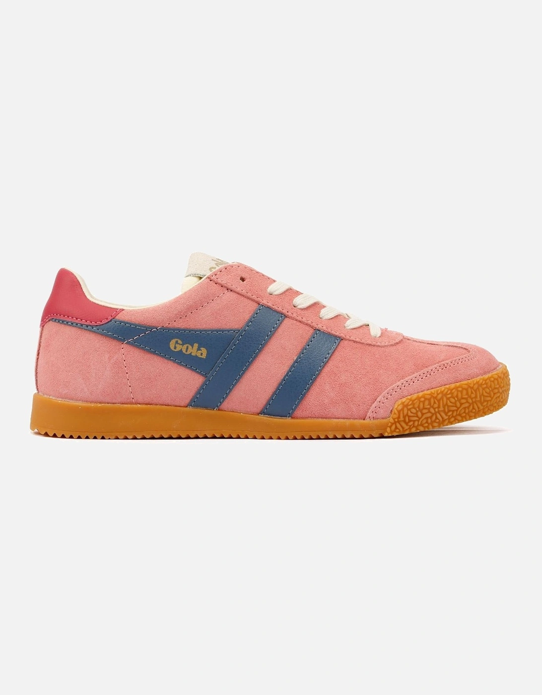 Elan Suede Women's Coral Pink/Blue Trainers