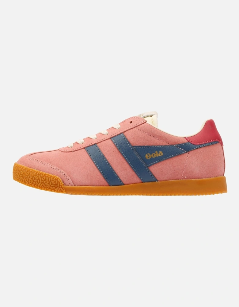 Elan Suede Women's Coral Pink/Blue Trainers