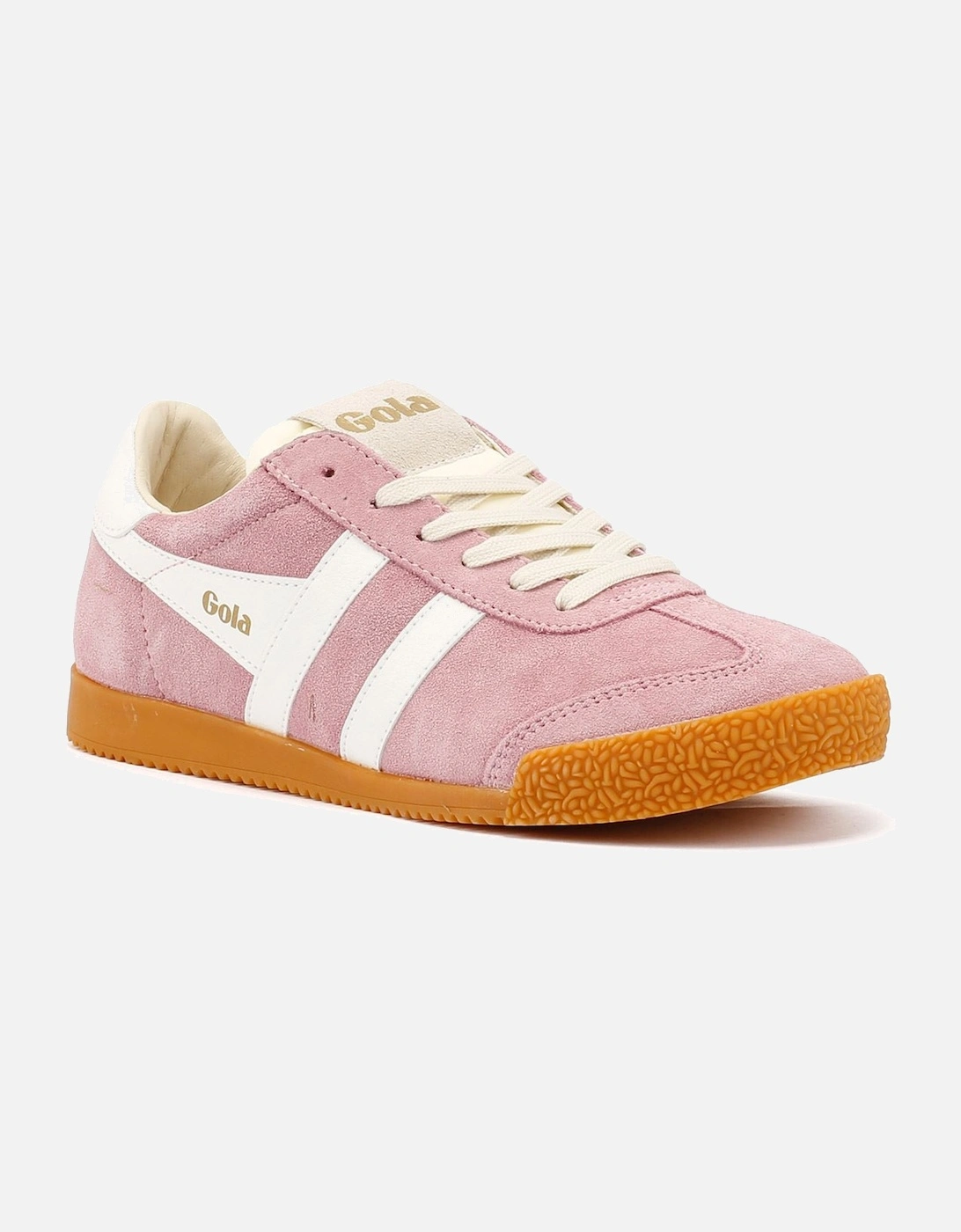 Elan Suede Women's Pink/White Trainers