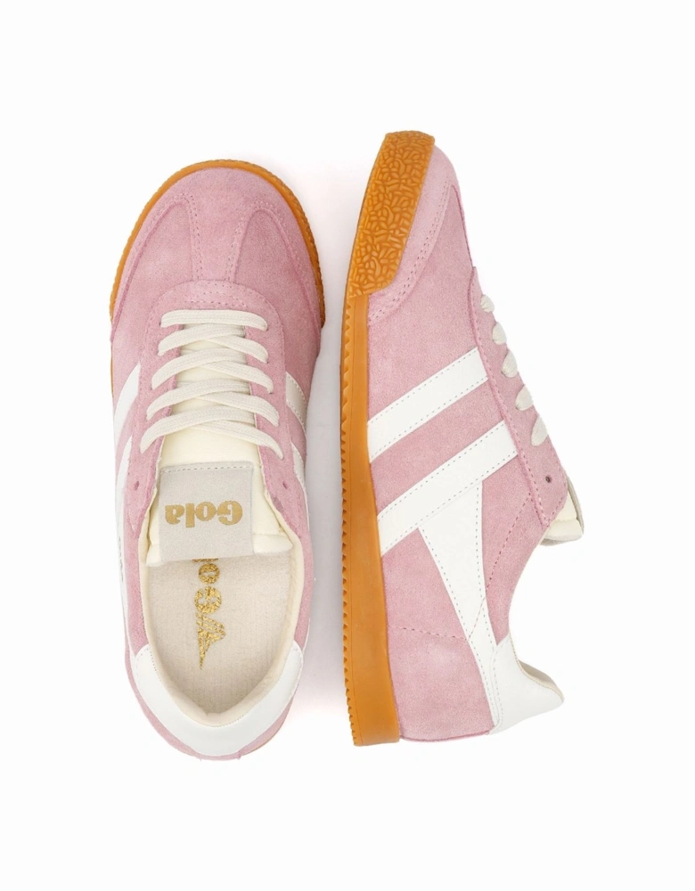 Elan Suede Women's Pink/White Trainers