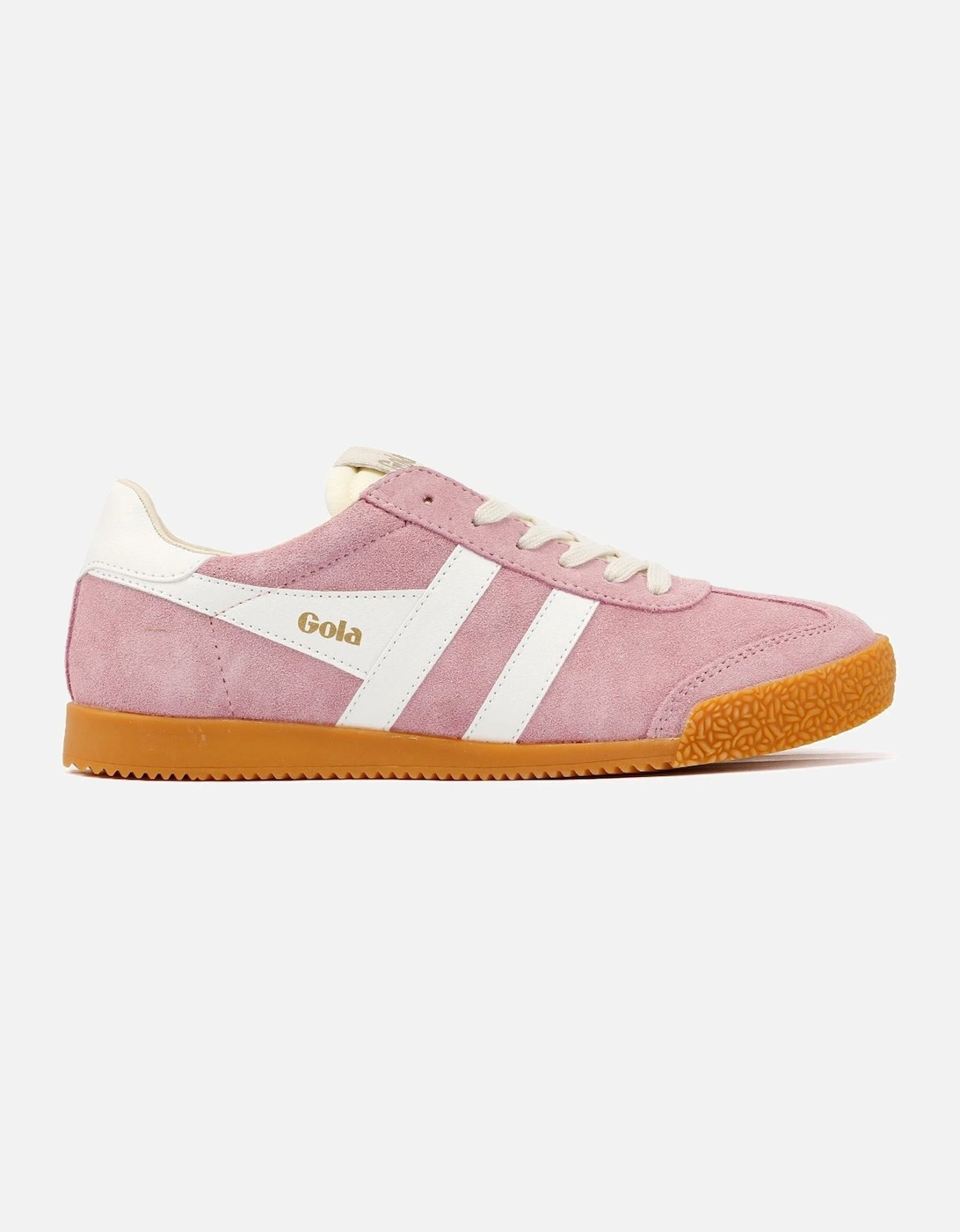 Elan Suede Women's Pink/White Trainers