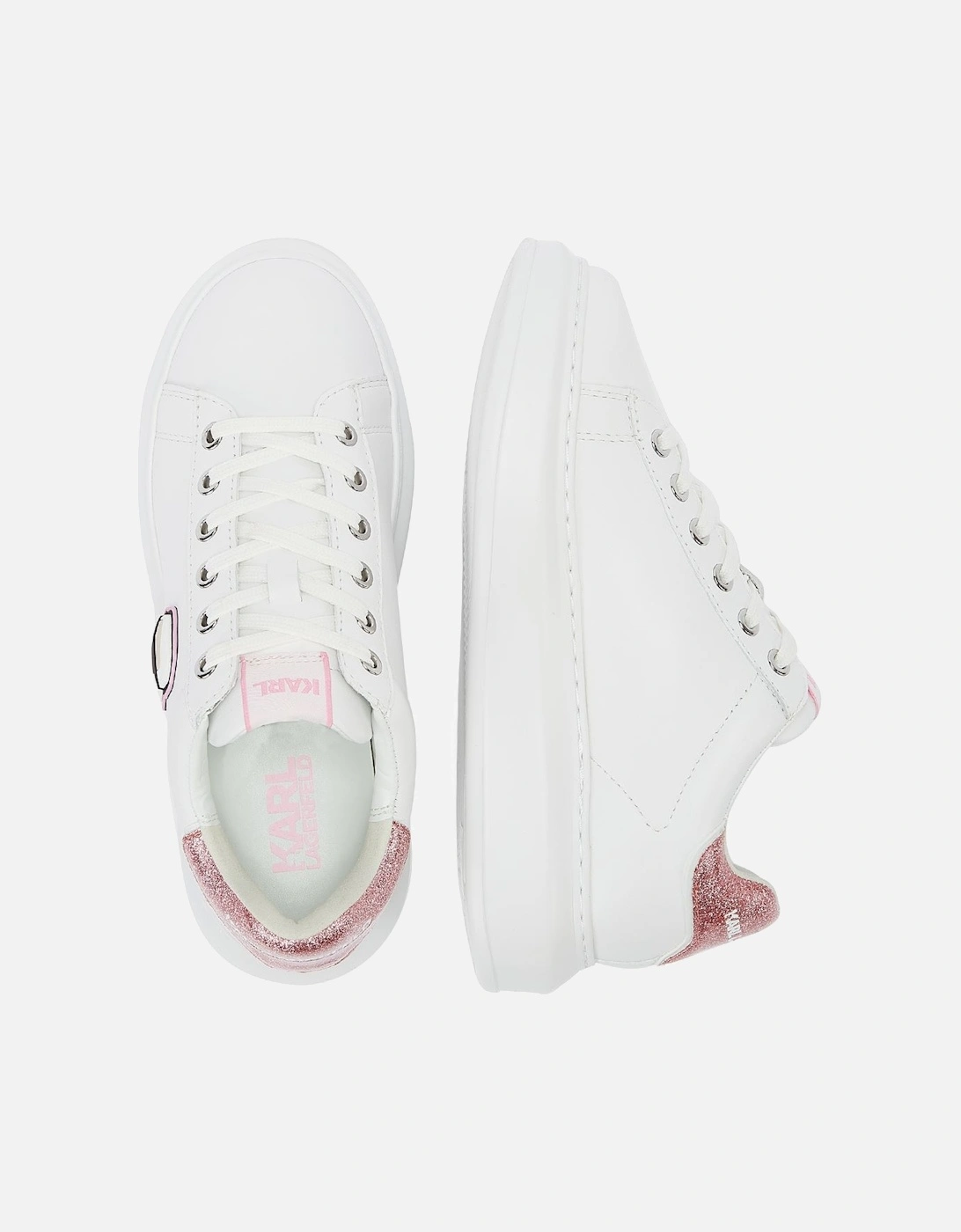 Kapri NFT LO Lace Women's White/Pink Trainers