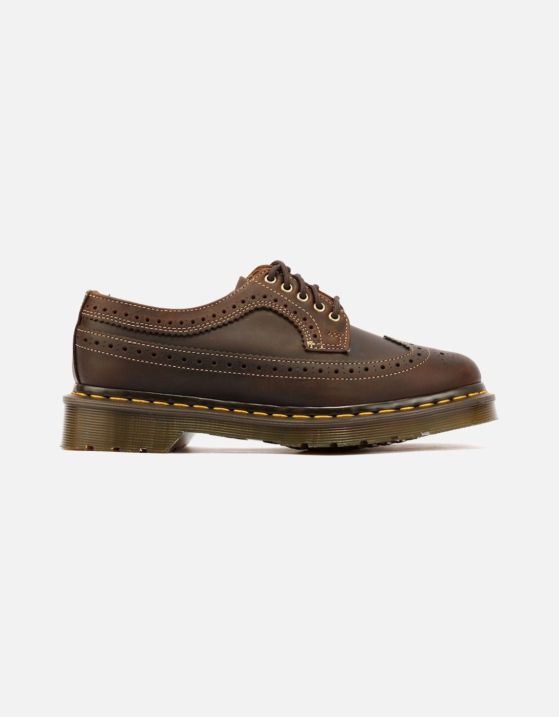 Dr. Martens 3989 Crazy Horse Leather Brown Lace-Up Shoes