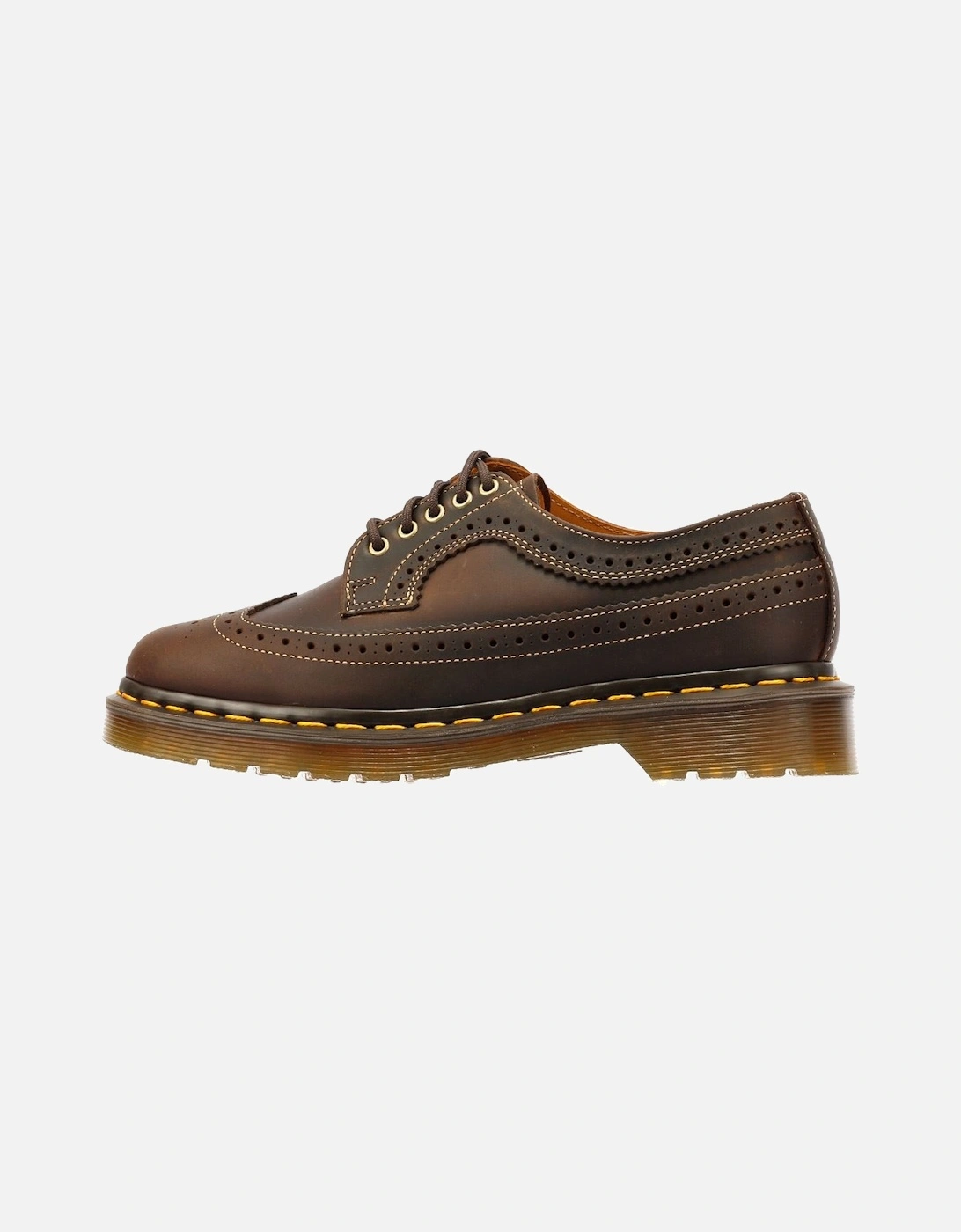 Dr. Martens 3989 Crazy Horse Leather Brown Lace-Up Shoes