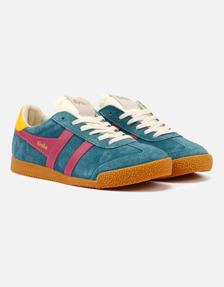 Elan Suede Women's Peacock/Fuchsia Trainers