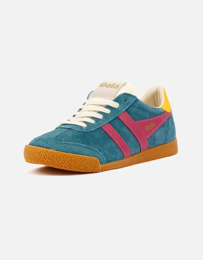 Elan Suede Women's Peacock/Fuchsia Trainers