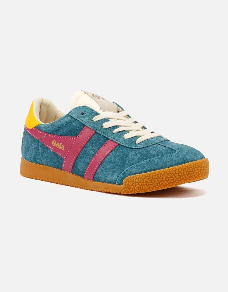 Elan Suede Women's Peacock/Fuchsia Trainers